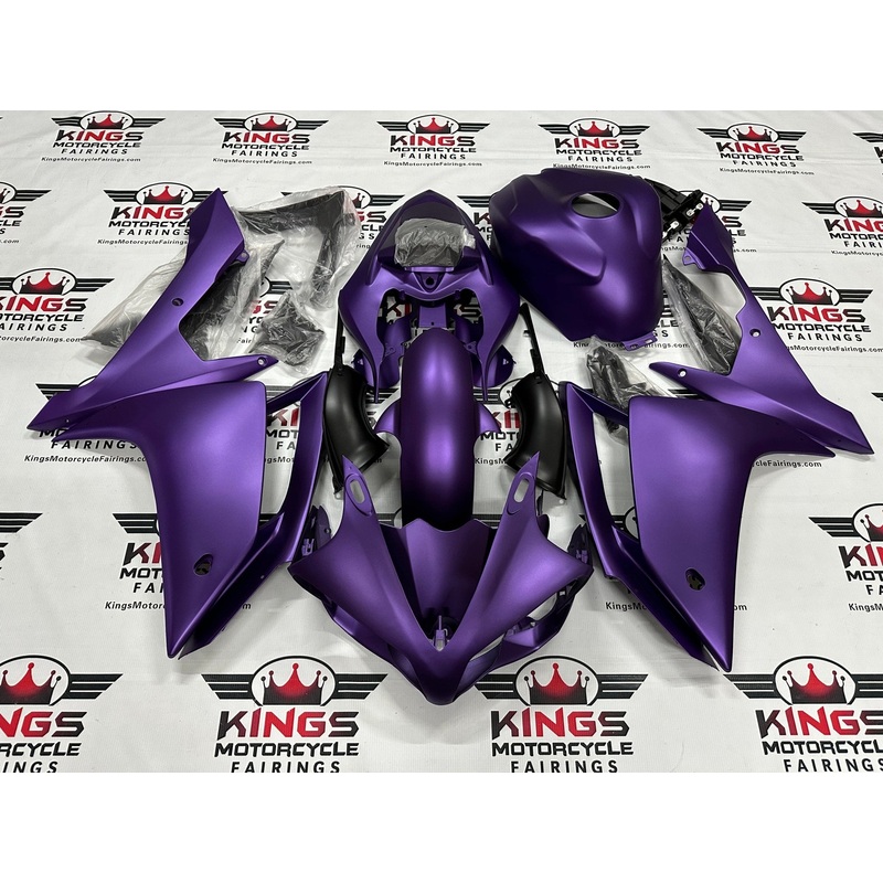 Yamaha YZF-R1 (2007-2008) All Matte Purple Fairings No Seat Cowl No Bolt Kit No Tank