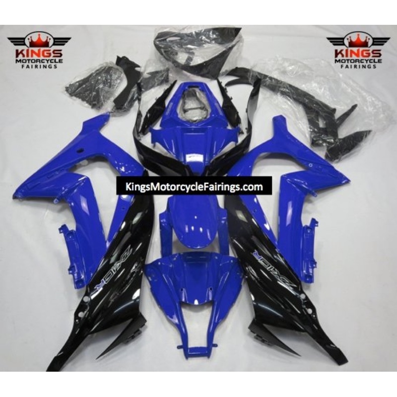 Fairing kit for a Kawasaki Ninja ZX10R (2011-2015) Blue & Black No Seat Cowl No Bolt Kit No Tank