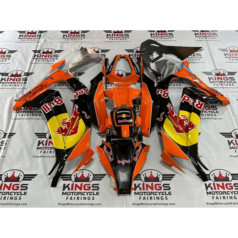 Fairing Kit for a Kawasaki Ninja ZX10R (2011-2015) Orange RedBull No Seat Cowl No Bolt Kit No Tank