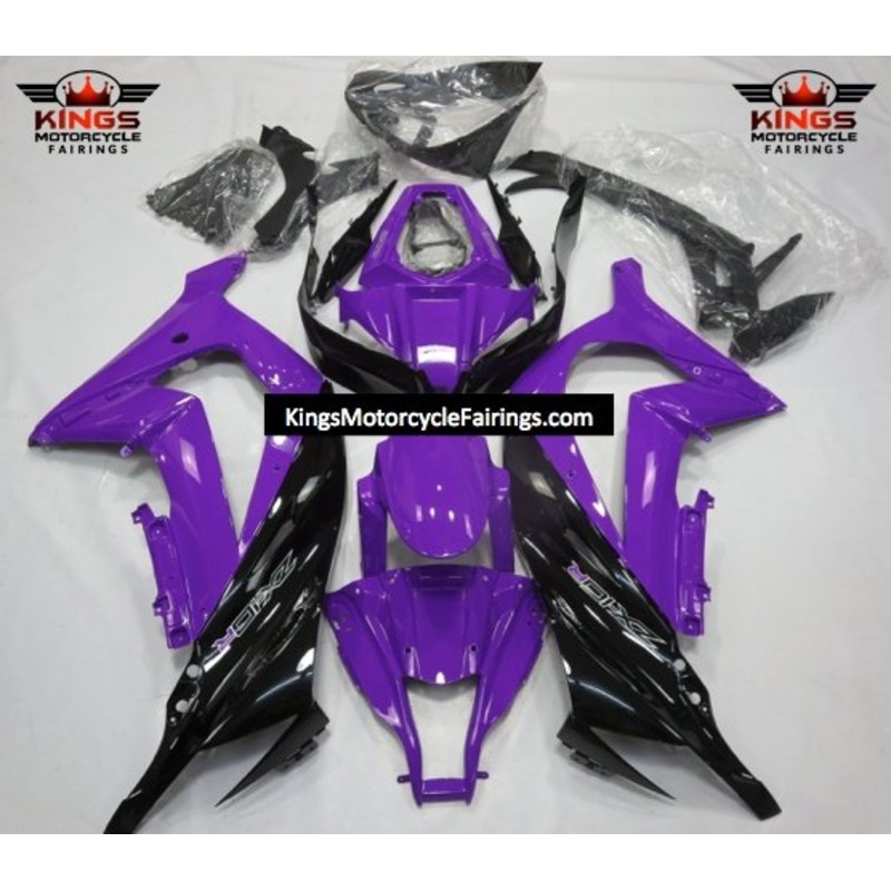 Fairing kit for a Kawasaki Ninja ZX10R (2011-2015) Purple & Black No Seat Cowl No Bolt Kit No Tank