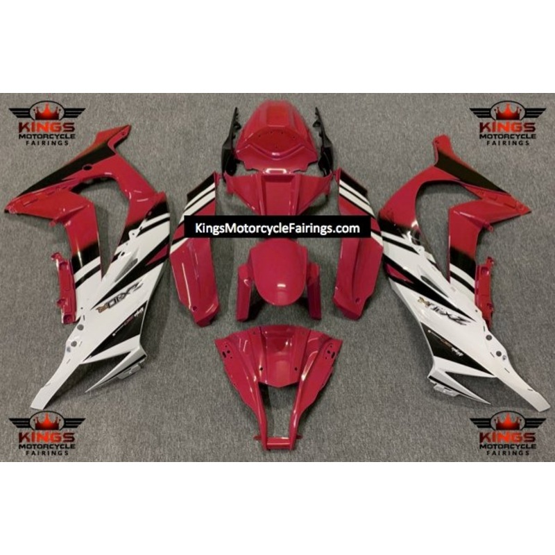 Fairing kit for a Kawasaki Ninja ZX10R (2011-2015) Red, White & Black No Seat Cowl No Bolt Kit No Tank