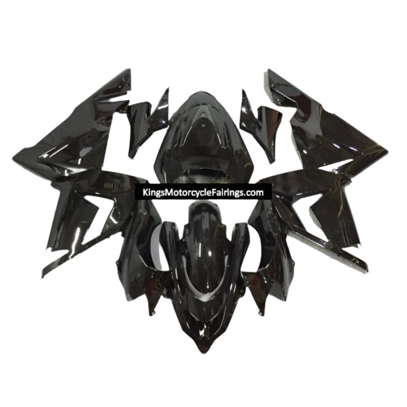 Fairing kit for a Kawasaki ZX10R (2004-2005) Black No Seat Cowl No Bolt Kit No Tank