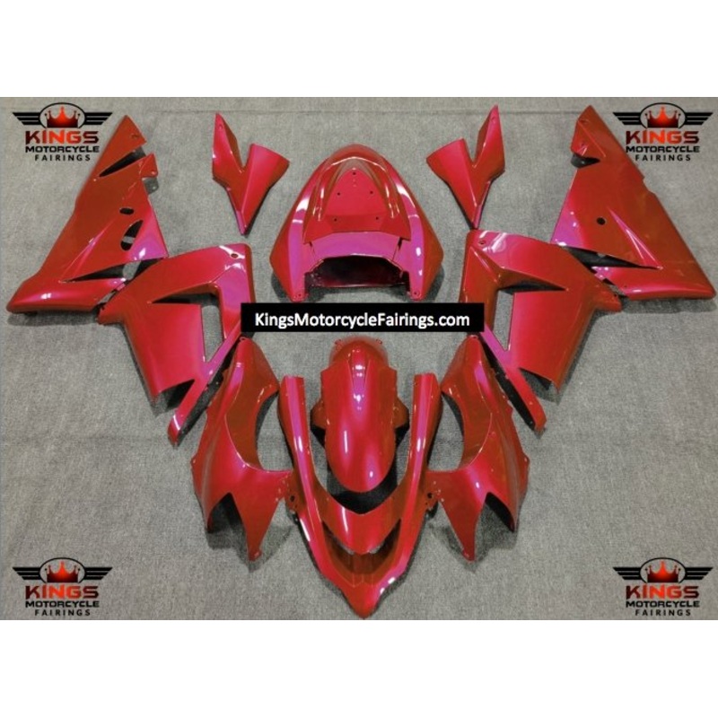 Fairing kit for a Kawasaki ZX10R (2004-2005) Red No Seat Cowl No Bolt Kit No Tank