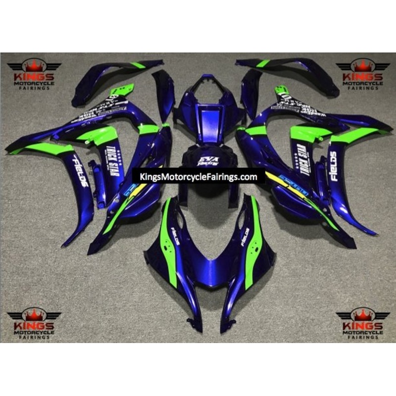Fairings for Kawasaki Ninja ZX10R (2016-2020) Blue, Green, Black, Yellow No Tank No Seat Cowl No Bolt Kit