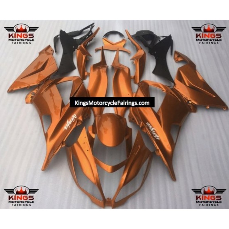 Fairings for Kawasaki Ninja ZX10R (2016-2020) Orange No Tank No Seat Cowl No Bolt Kit
