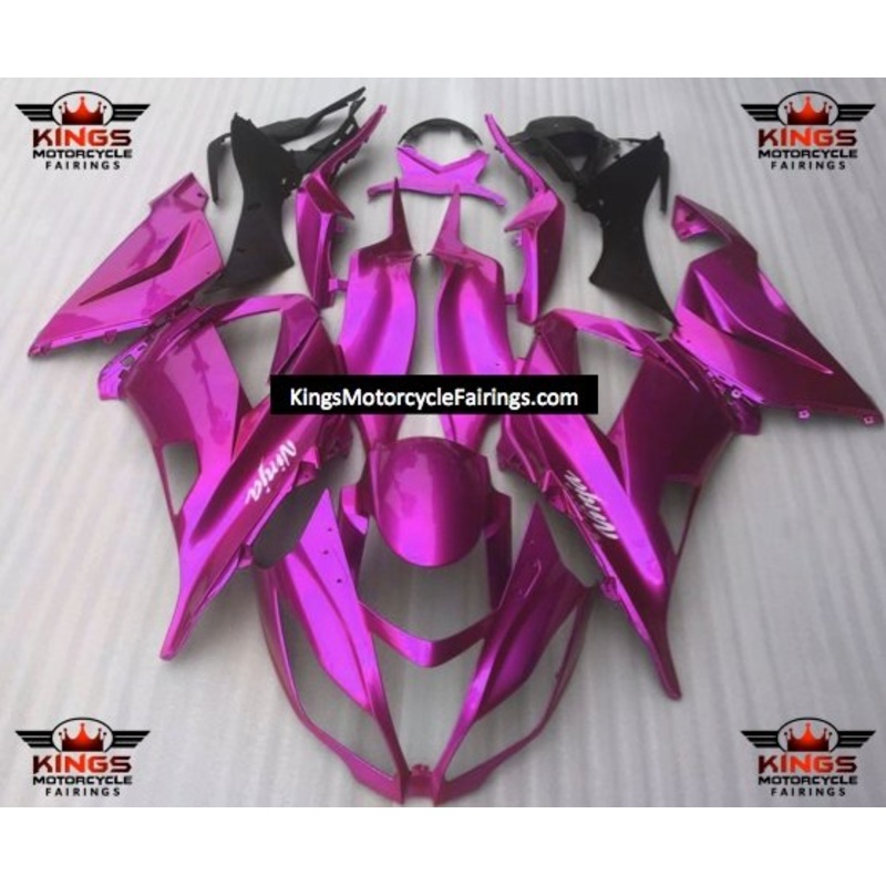Fairings for Kawasaki Ninja ZX10R (2016-2020) Pink No Tank No Seat Cowl No Bolt Kit