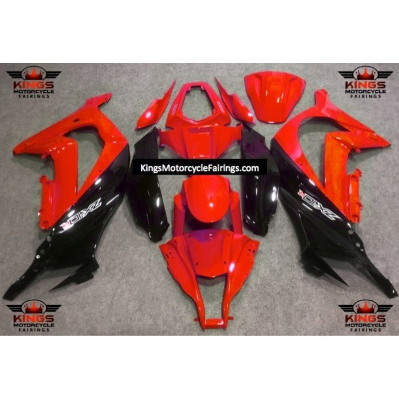 Fairings for Kawasaki Ninja ZX10R (2016-2020) Red, Black No Tank No Seat Cowl No Bolt Kit