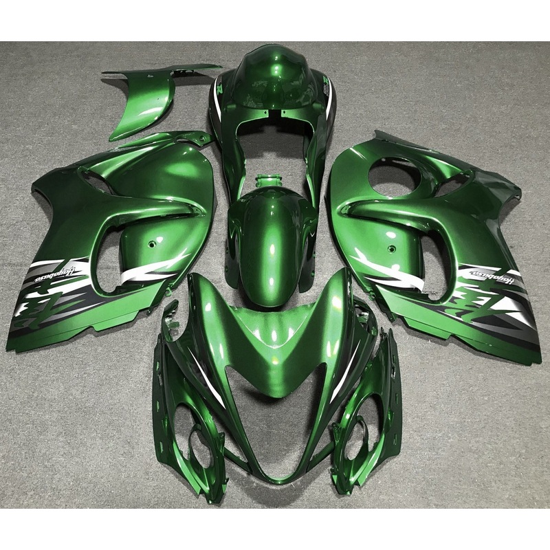 Suzuki GSX1300R Hayabusa (2008-2020) Green Fairings No Seat Cowl No Bolt Kit No Tank