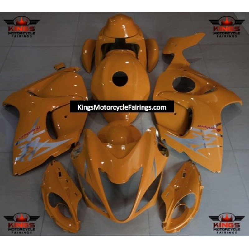 Suzuki GSX1300R Hayabusa (2008-2020) Orange & Chrome Fairings No Seat Cowl No Bolt Kit No Tank