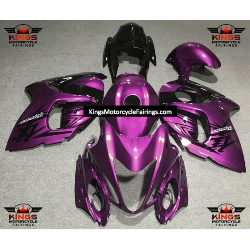 Suzuki GSX1300R Hayabusa (2008-2020) Pink & Black Fairings No Seat Cowl No Bolt Kit No Tank