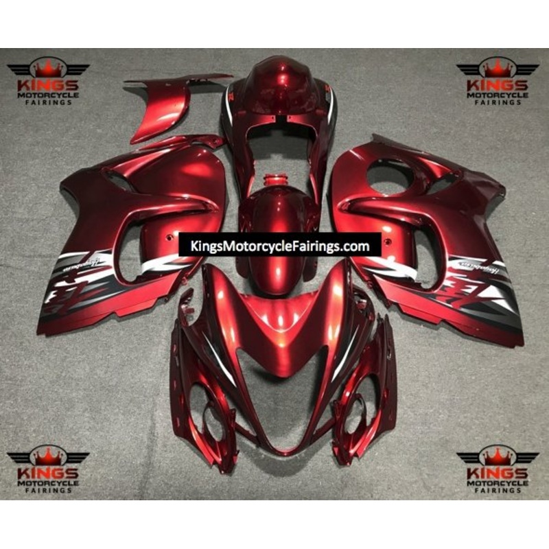 Suzuki GSX1300R Hayabusa (2008-2020) Red Wine Fairings No Seat Cowl No Bolt Kit No Tank
