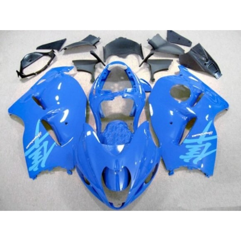 Suzuki Hayabusa (1999-2007) Blue & Light Blue Fairings No Seat Cowl No Bolt Kit No Tank
