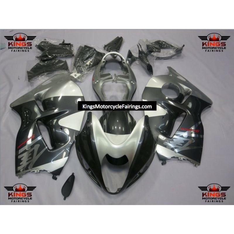 Suzuki Hayabusa (1999-2007) Gray, Dark Gray Fairings No Seat Cowl No Bolt Kit No Tank