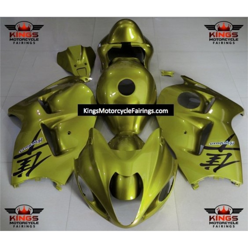 Suzuki Hayabusa (1999-2007) Yellow Olive Fairings No Seat Cowl No Bolt Kit No Tank