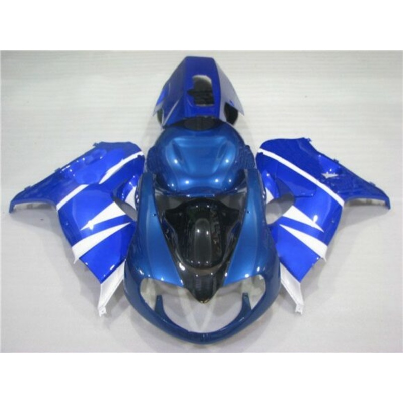 Suzuki TL1000R (1998-2003) Blue, White & Black Fairings Clear Windscreen: Free No Bolt Kit No Tank Cover