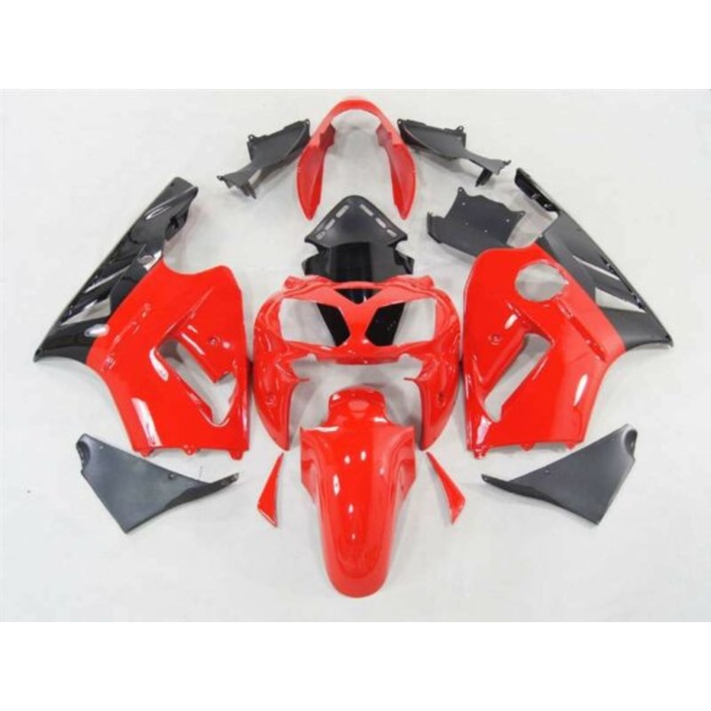 Fairing kit for a KAWASAKI NINJA ZX12R (2002-2006) Red & Black No Seat Cowl No Bolt Kit No Tank