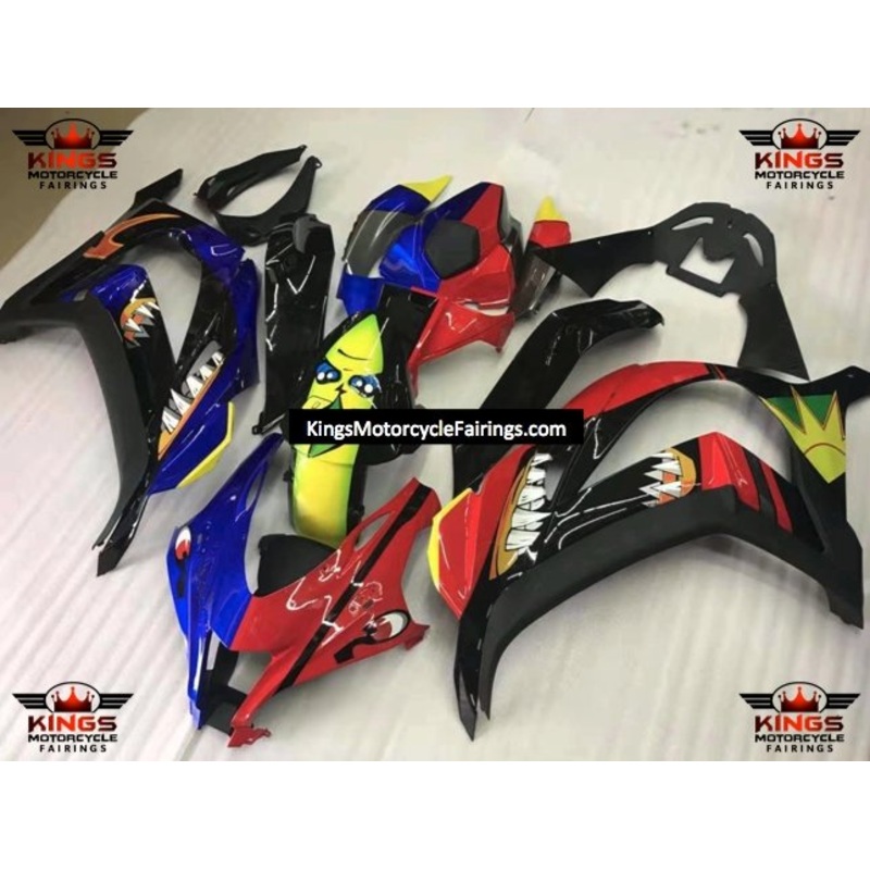 Fairings for Kawasaki Ninja ZX10R (2016-2020) Black, Red, Blue, Yellow Creature No Tank No Seat Cowl No Bolt Kit