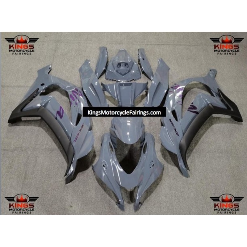 Fairings for Kawasaki Ninja ZX10R (2016-2020) Nardo Gray, Purple, Matte Black No Tank No Seat Cowl No Bolt Kit