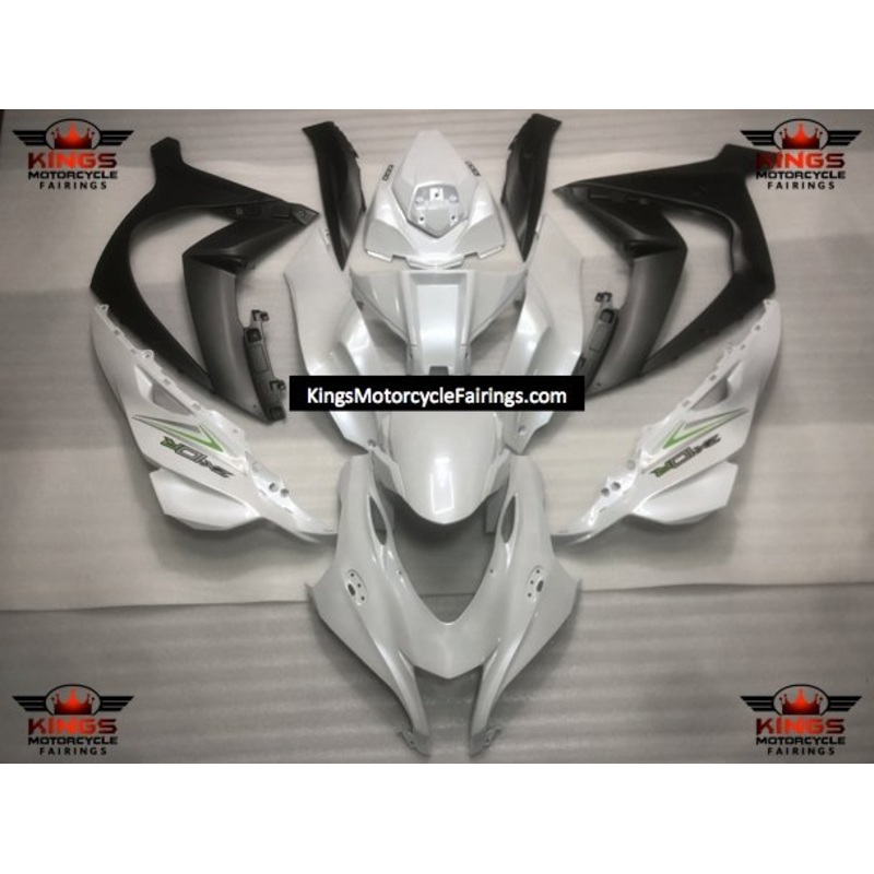 Fairings for Kawasaki Ninja ZX10R (2016-2020) Pearl White, Matte Black, Green No Tank No Seat Cowl No Bolt Kit