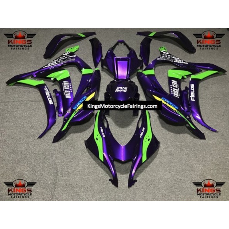 Fairings for Kawasaki Ninja ZX10R (2016-2020) Purple, Green, Black, Yellow No Tank No Seat Cowl No Bolt Kit