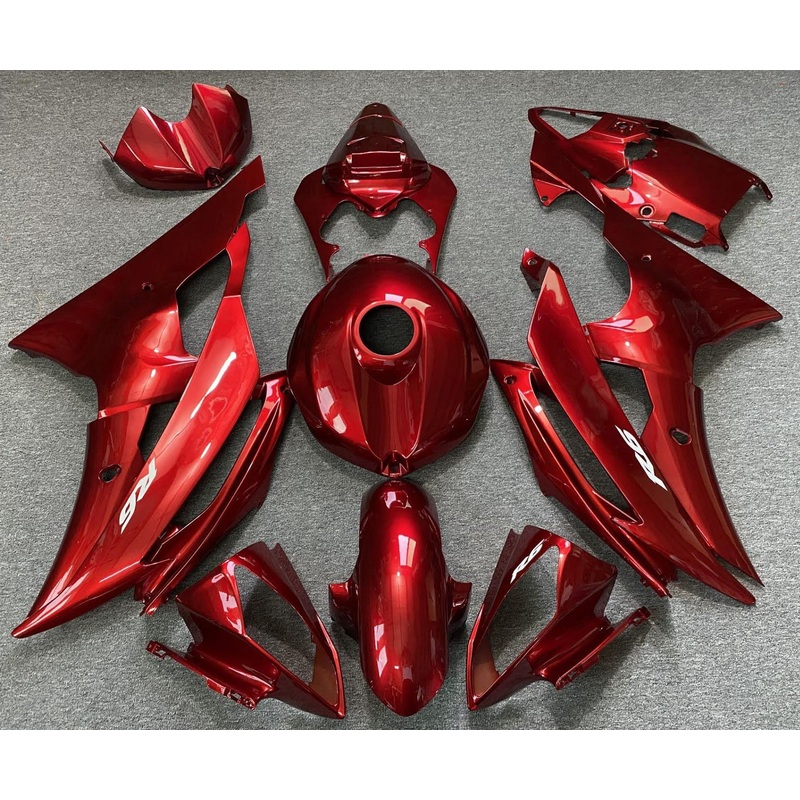 Yamaha YZF-R6 (2008-2016) Candy Red Fairings No Seat Cowl No Bolt Kit No Tank