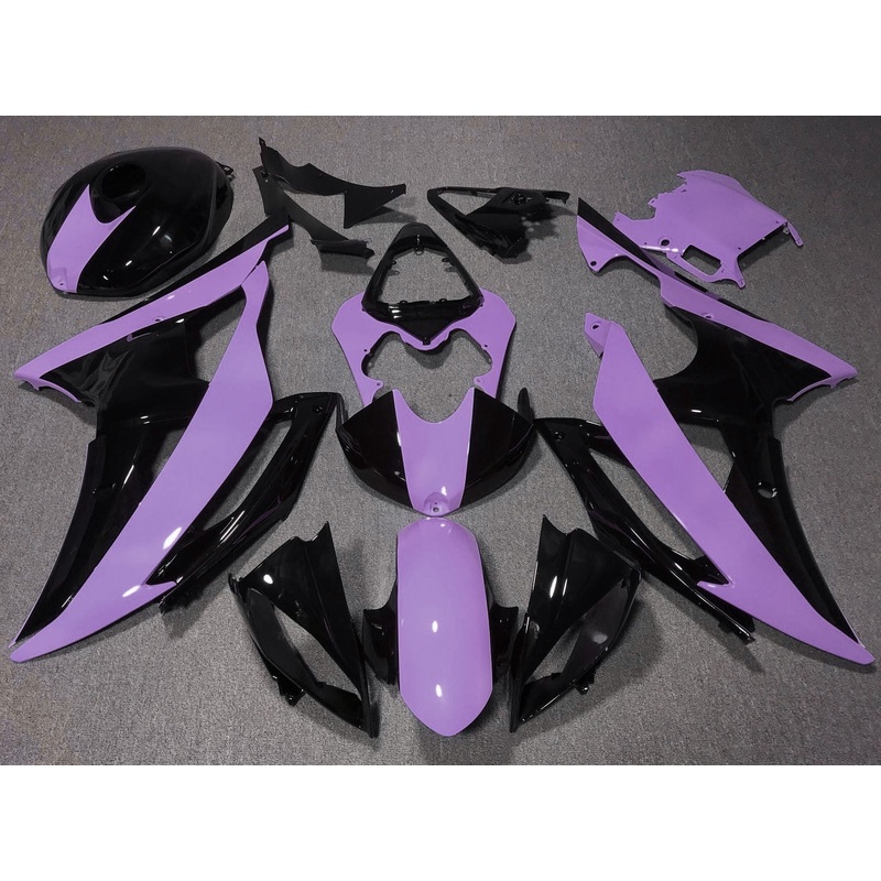 Yamaha YZF-R6 (2008-2016) Purple & Black Fairings No Seat Cowl No Bolt Kit No Tank