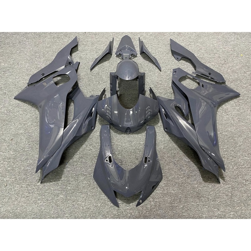 YAMAHA YZF-R6 (2017-2022) Gray Fairings No Seat Cowl No Bolt Kit No Tank
