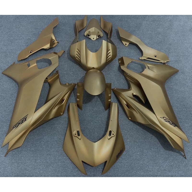 YAMAHA YZF-R6 (2017-2022) Matte Gold, Black Fairings No Seat Cowl No Bolt Kit No Tank