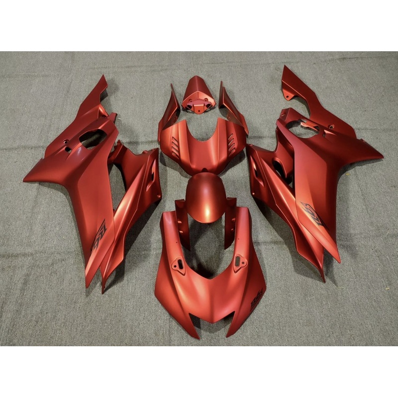 YAMAHA YZF-R6 (2017-2022) Matte Red Fairings No Seat Cowl No Bolt Kit No Tank