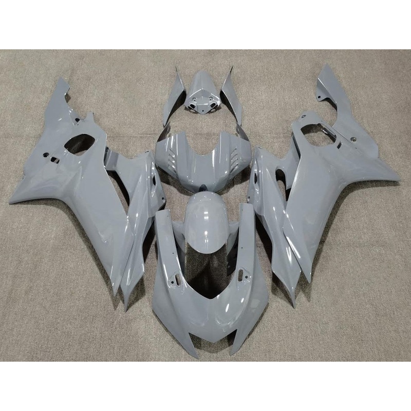 YAMAHA YZF-R6 (2017-2022) Nardo Gray Fairings No Seat Cowl No Bolt Kit No Tank