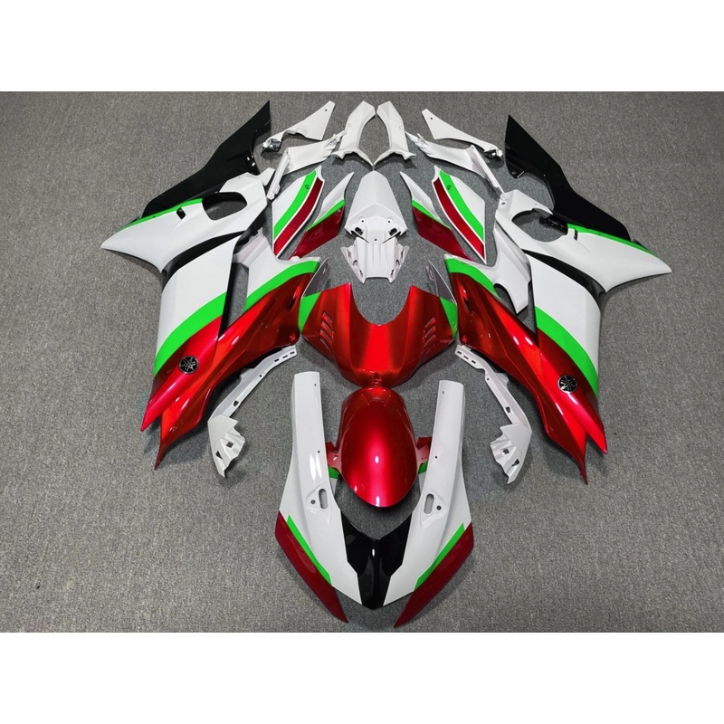 YAMAHA YZF-R6 (2017-2022) White, Red, Neon Green, Black Fairings No Seat Cowl No Bolt Kit No Tank