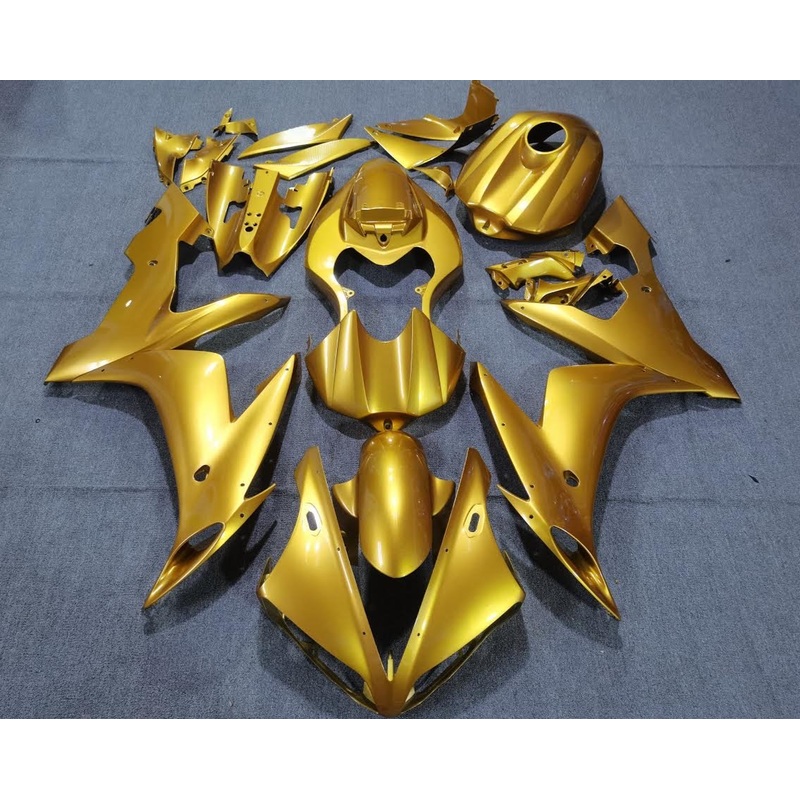 Yamaha YZF-R1 (2004-2006) Gold Fairings No Seat Cowl No Bolt Kit No Tank