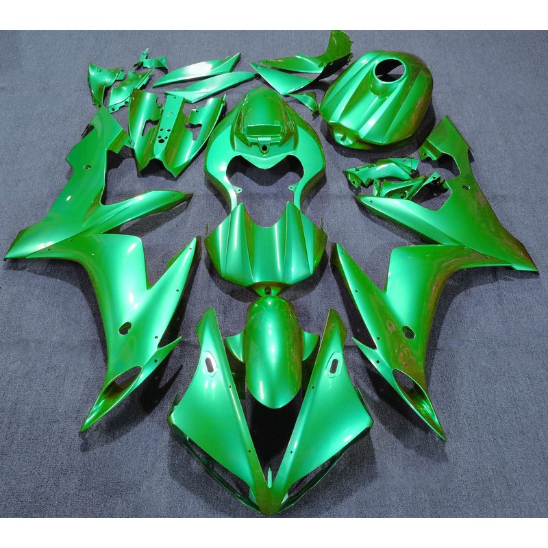 Yamaha YZF-R1 (2004-2006) Green Fairings No Seat Cowl No Bolt Kit No Tank
