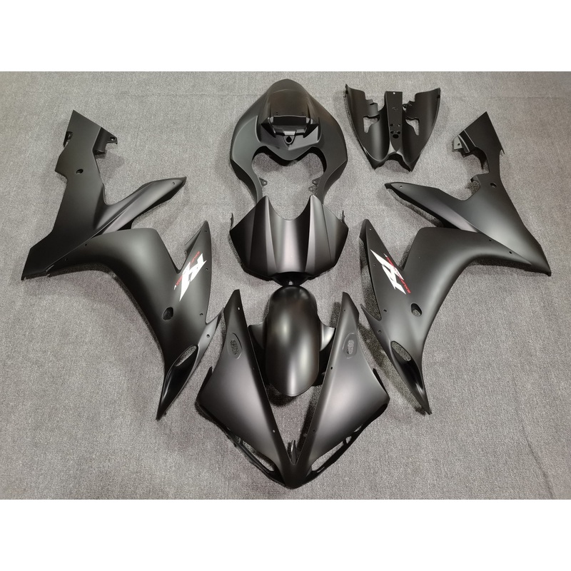 Yamaha YZF-R1 (2004-2006) Matte Black Fairings No Seat Cowl No Bolt Kit No Tank