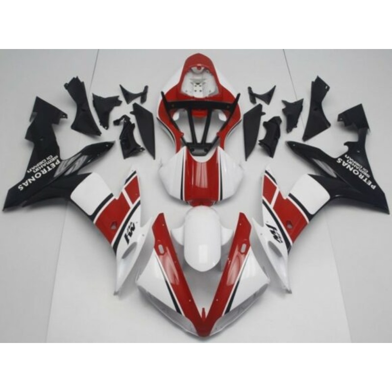 Yamaha YZF-R1 (2004-2006) Red, White & Black Fairings No Seat Cowl No Bolt Kit No Tank
