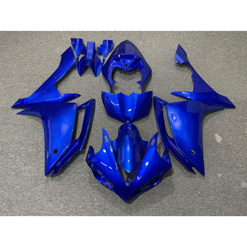 Yamaha YZF-R1 (2007-2008) Blue Fairings No Seat Cowl No Bolt Kit No Tank