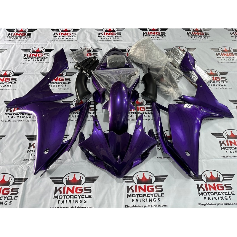 Yamaha YZF-R1 (2007-2008) Purple Fairings No Seat Cowl No Bolt Kit No Tank
