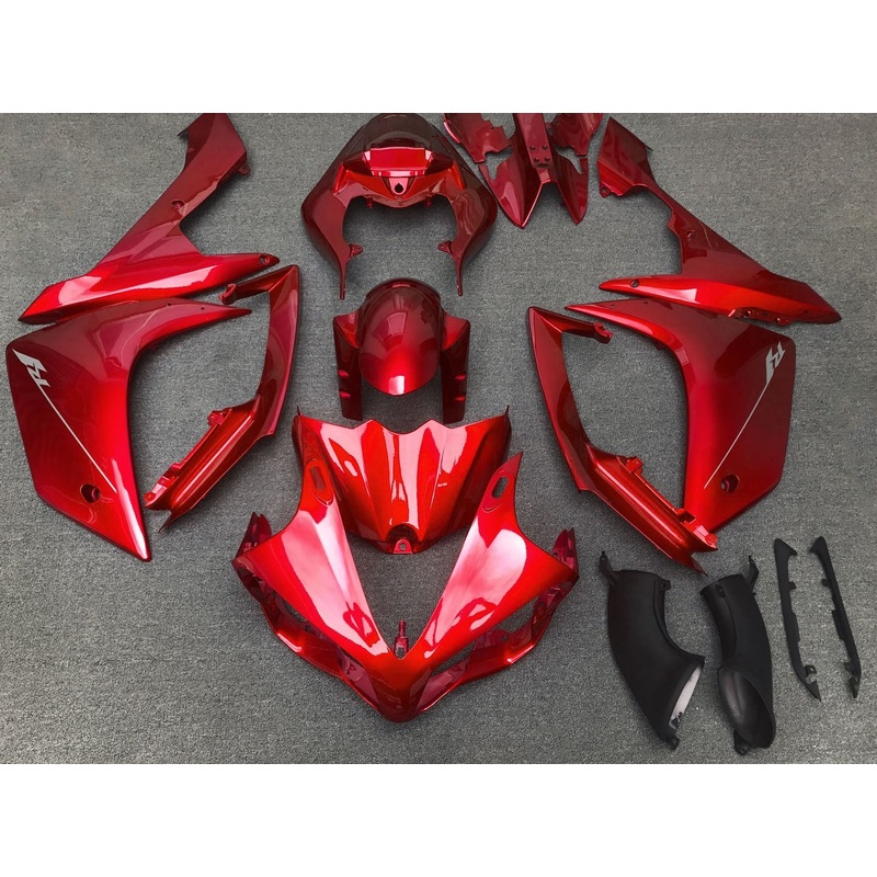 Yamaha YZF-R1 (2007-2008) Red Fairings No Seat Cowl No Bolt Kit No Tank