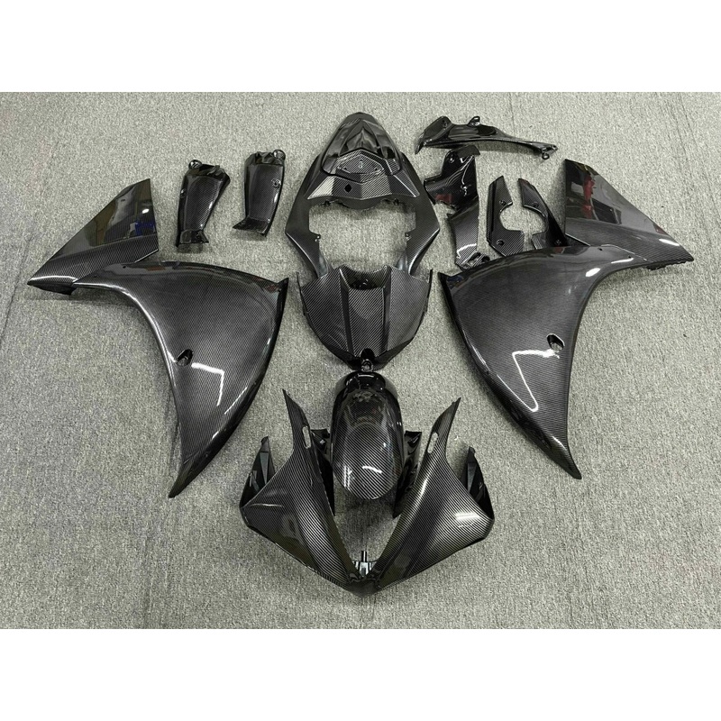 Yamaha YZF-R1 (2009-2011) Faux Carbon Fiber Fairings No Seat Cowl No Bolt Kit No Tank