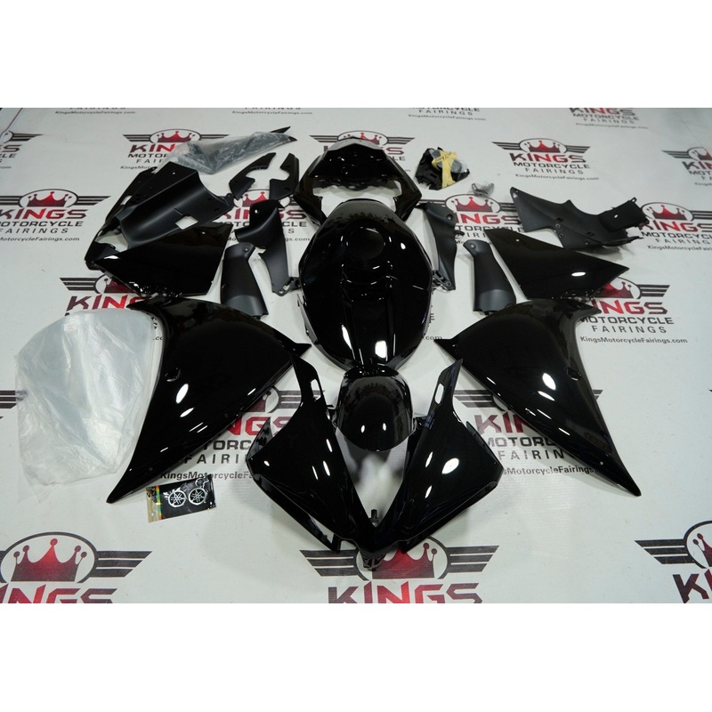 Yamaha YZF-R1 (2012-2014) Black Fairings No Seat Cowl No Bolt Kit No Tank