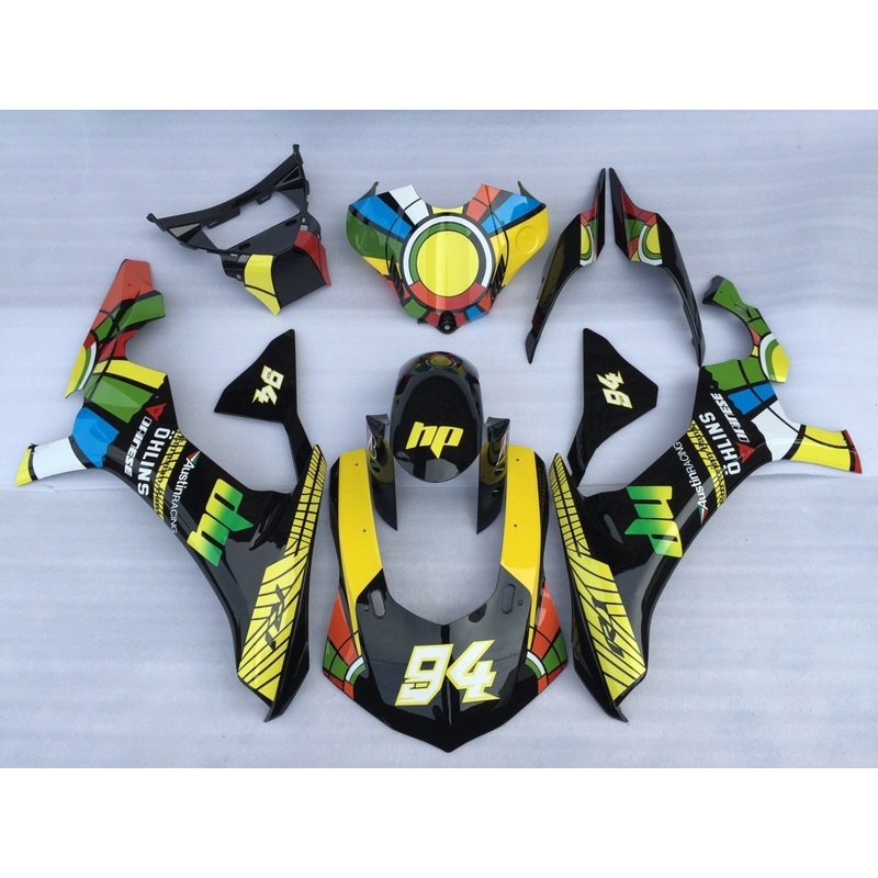 Yamaha YZF-R1 (2015-2019) Black & Yellow Color Wheel 94 Fairings No Seat Cowl No Bolt Kit No Tank