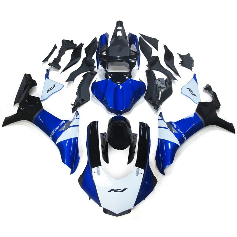 Yamaha YZF-R1 (2015-2019) White, Blue & Black Fairings No Seat Cowl No Bolt Kit No Tank