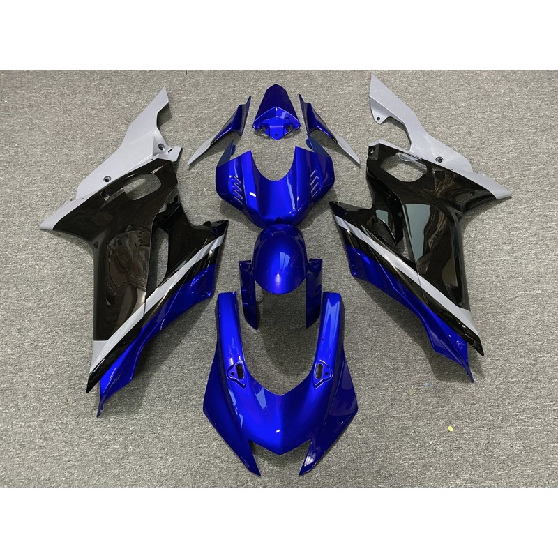YAMAHA YZF-R6 (2017-2022) Blue, Black, Gray Fairings No Seat Cowl No Bolt Kit No Tank