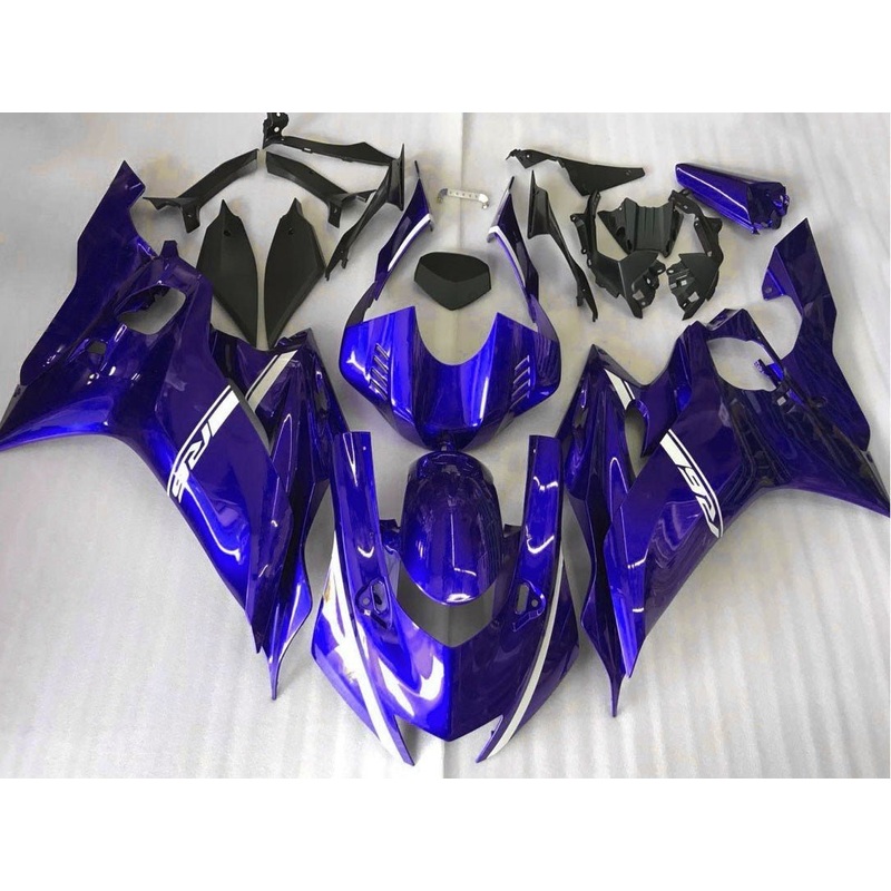 YAMAHA YZF-R6 (2017-2022) Blue, White Fairings No Seat Cowl No Bolt Kit No Tank