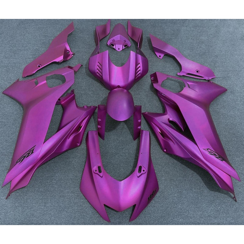 YAMAHA YZF-R6 (2017-2022) Matte Bright Purple Fairings No Seat Cowl No Bolt Kit No Tank