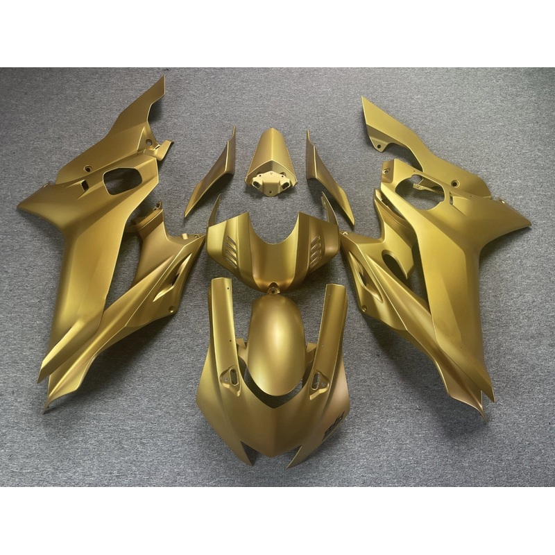 YAMAHA YZF-R6 (2017-2022) Matte Gold Fairings No Seat Cowl No Bolt Kit No Tank
