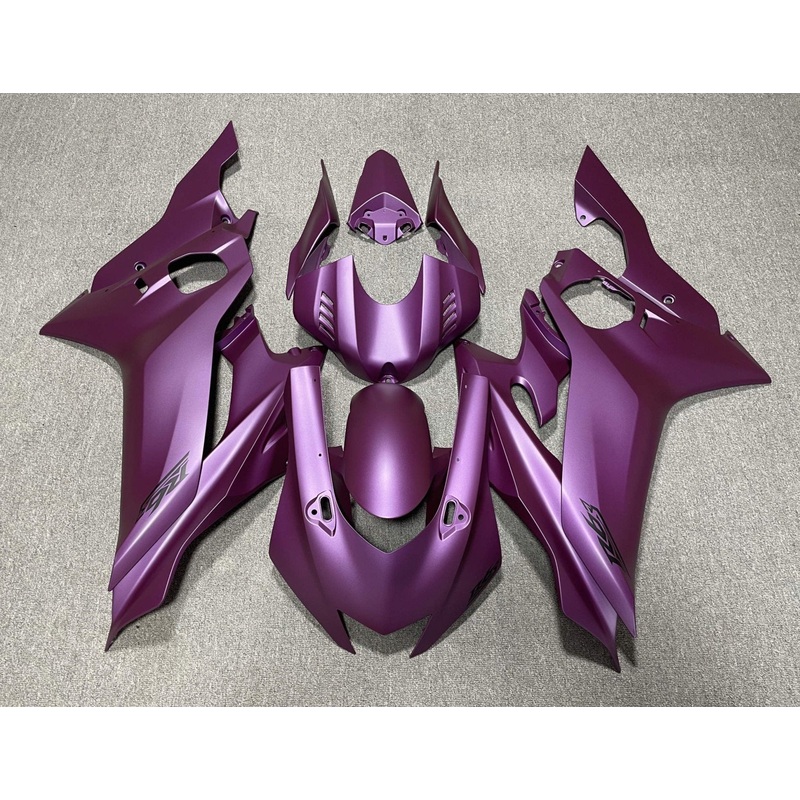 YAMAHA YZF-R6 (2017-2022) Matte Purple Fairings No Seat Cowl No Bolt Kit No Tank