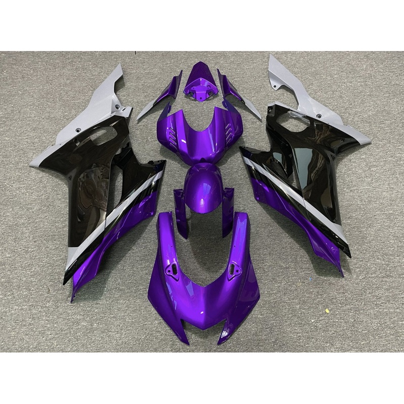 YAMAHA YZF-R6 (2017-2022) Purple, Black, Gray Fairings No Seat Cowl No Bolt Kit No Tank
