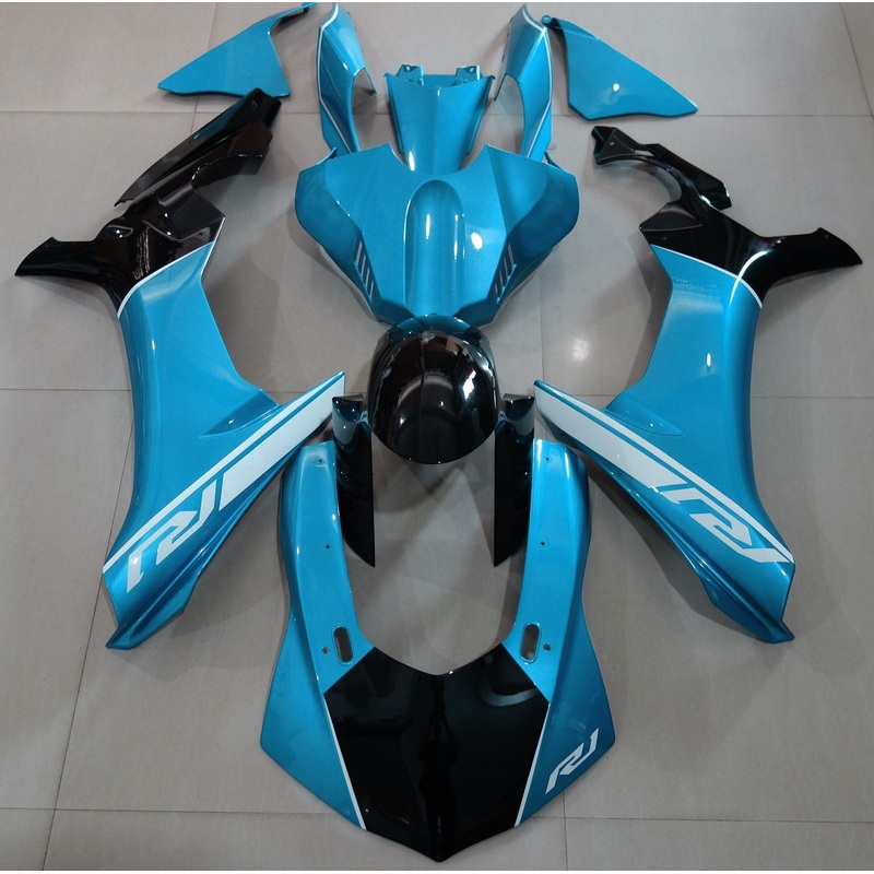 Yamaha YZF-R1 (2015-2019) Blue, Black & White Fairings No Seat Cowl No Bolt Kit No Tank