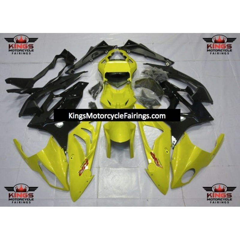 BMW S1000RR (2009-2014) Yellow & Black Fairings No Seat Cowl No Bolt Kit No Tank
